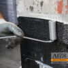 saturating-cfrp-wrap-with-epoxy-adhesive-AFZIR-Co epoxy-adhesive-for-frp-strengthening-system