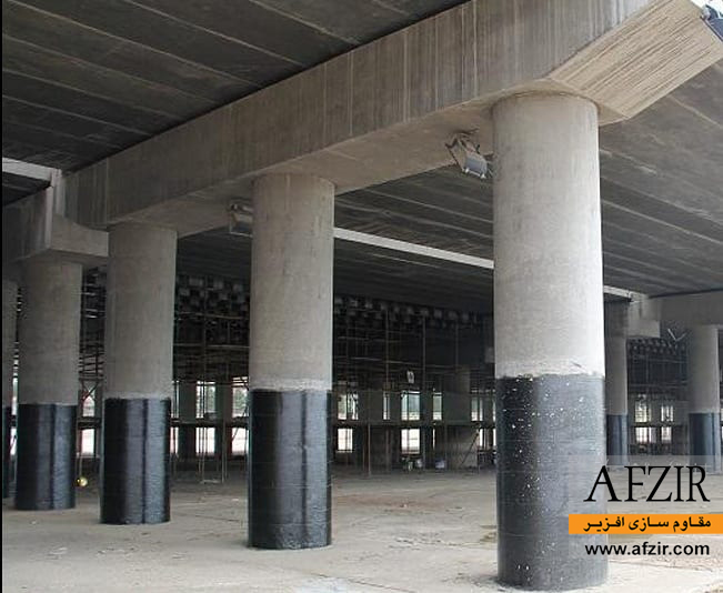 مقاوم سازی ستون دایروی با استفاده از الیاف FRP