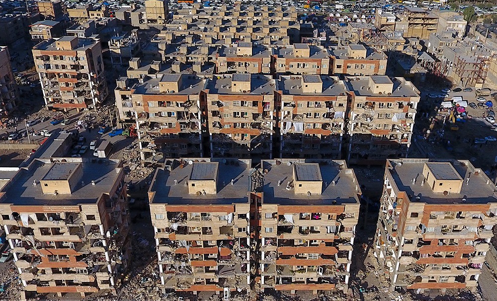 نمایی از زلزله کرمانشاه