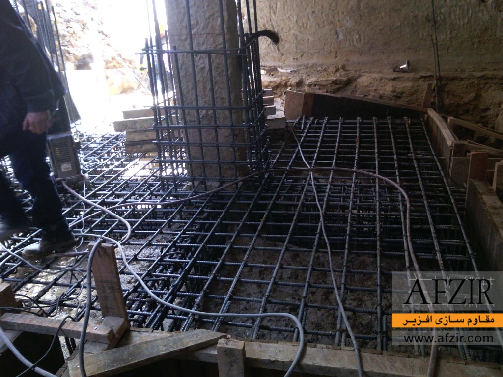 مقاوم سازی فونداسیون با افزودن ژاکت بتنی