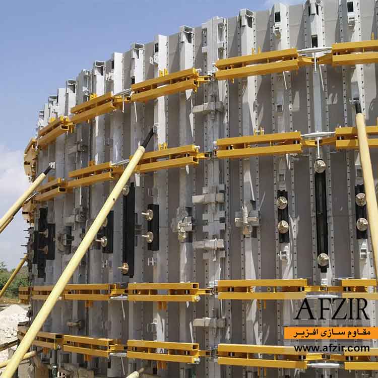 اجرای قالب بندی مخزن