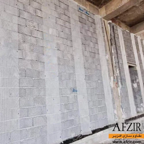 اجرای وال مش روی دیوار داخلی