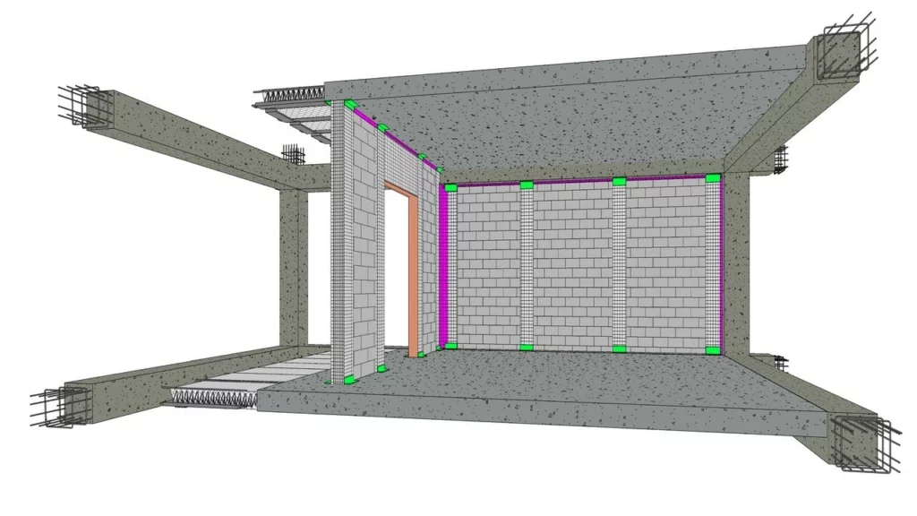 محاسبه و طراحی وال مش - افزیر