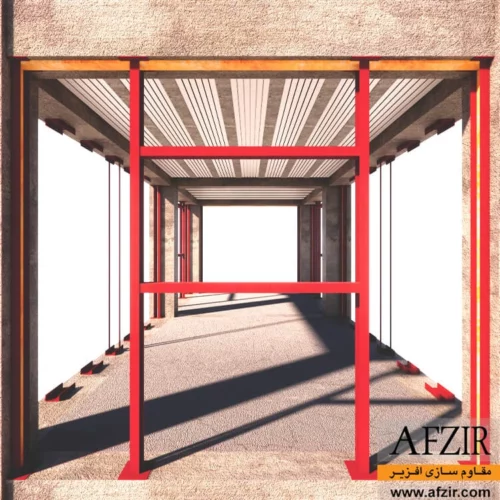 اجرای وال پست - افزیر