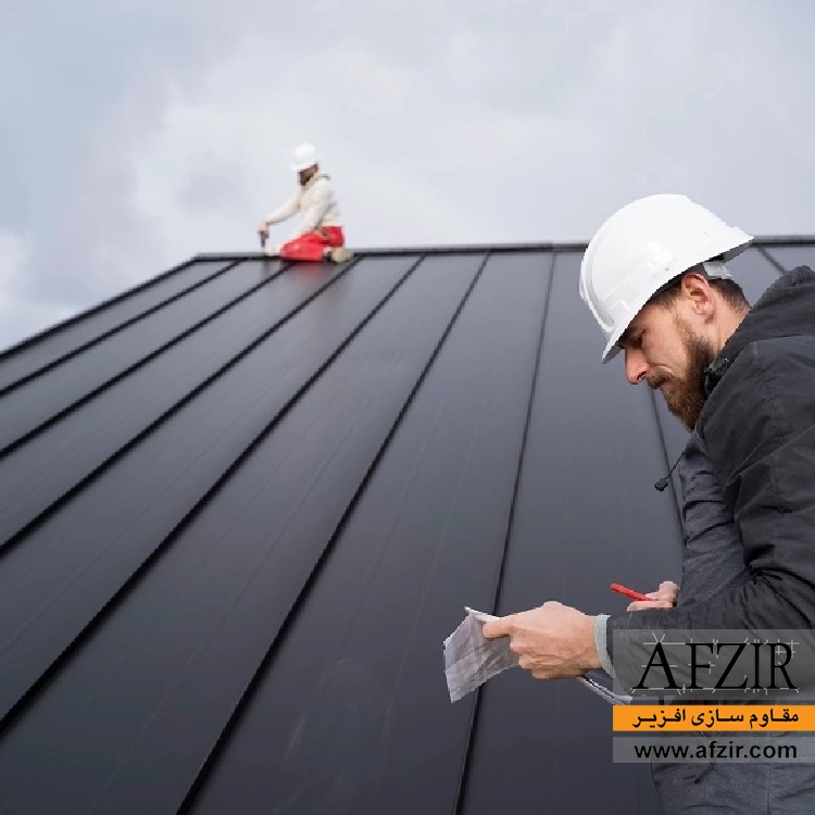 پوشش عایق رطوبتی مشکی بام
