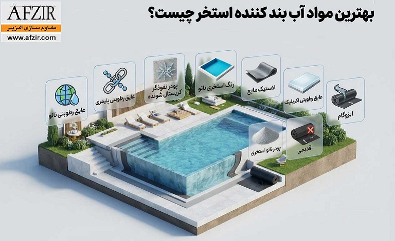 بهترین مواد آب بند کننده استخر چیست؟