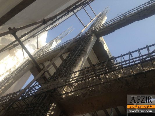 تقویت اتصال تیر به ستون در ساختمان بتنی - مقاوم سازی ساختمان