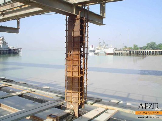 افزایش ظرفیت باربری ستون با ژاکت بتنی- مقاوم سازی ساختمان