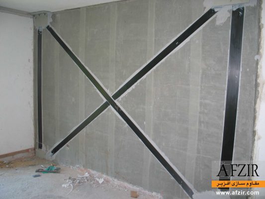 افزایش ظرفیت باربری جانبی و خمشی دیوار برشی بتنی با لمینیت FRP