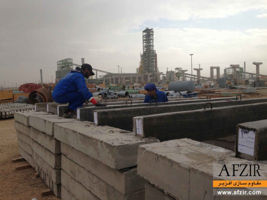 افزایش ظرفیت باربری تیر بتنی برج خنک کننده با الیاف FRP
