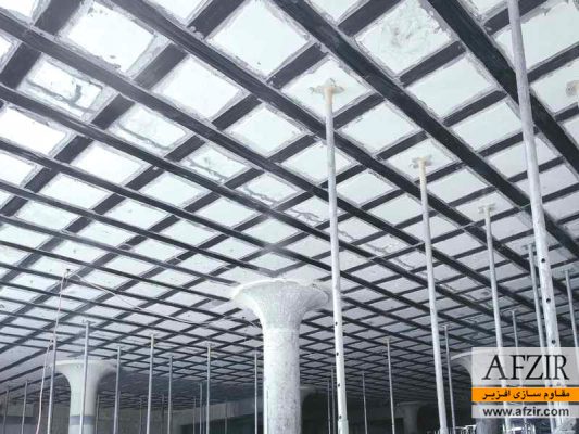 مقاوم سازی دال بتنی با FRP