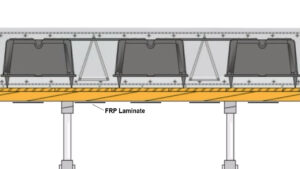 مقاوم سازی سقف یوبوت با FRP