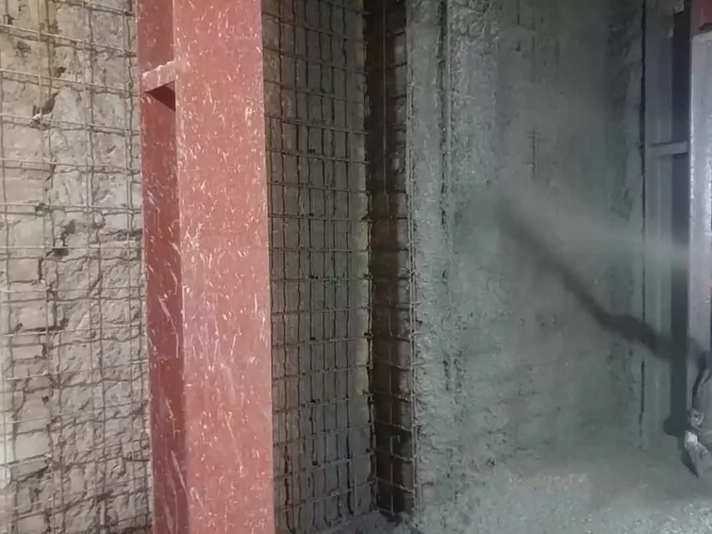 strenghtening-steel-structure-surrounding-wall-using-shotcrete-AFZIR-CO1