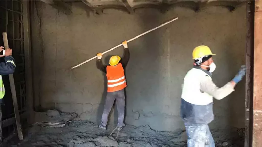 strengthening-interior-walls-using-shotcrete-AFZIR-CO2-1400×787