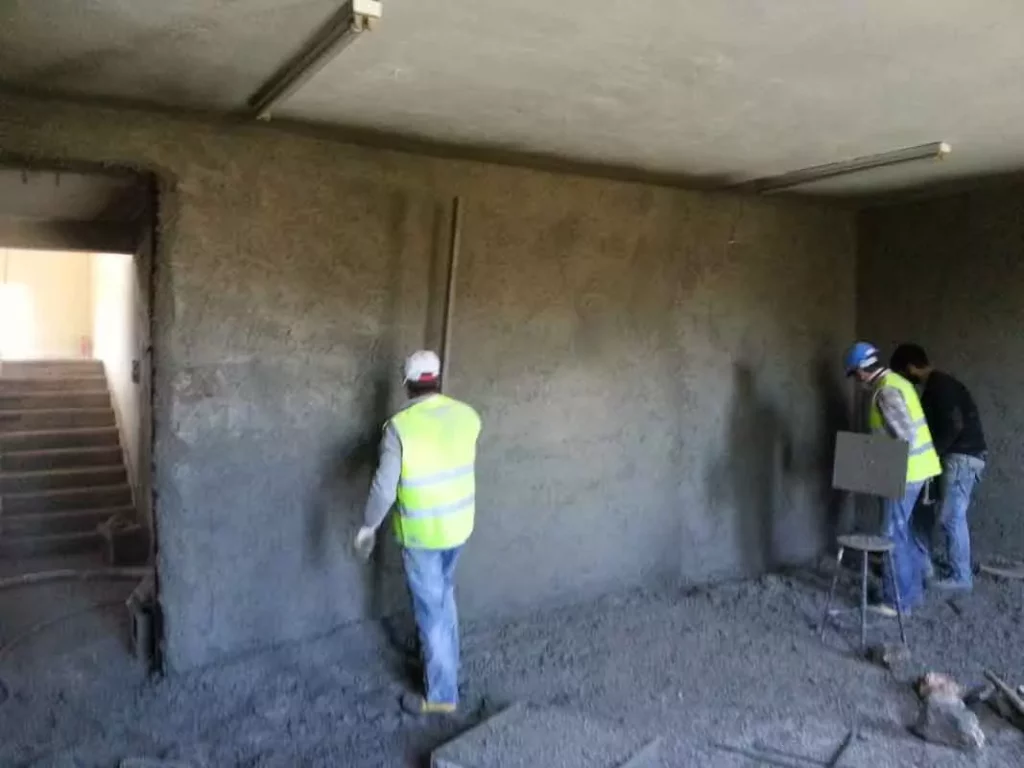 strengthening-masonry-building-wall-using-shotcrete-AFZIR-CO2