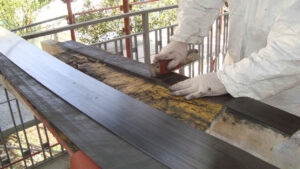 مقاوم سازی تیر بتنی پیرامونی با لمینیت FRP