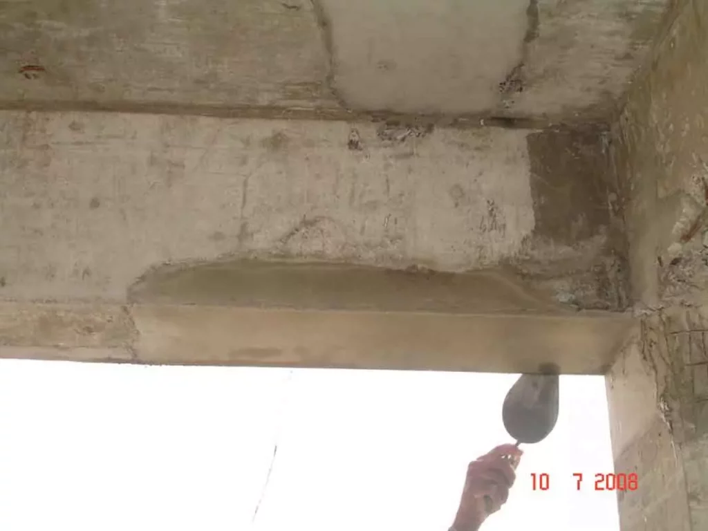 concrete-beam-and-column-repair-using-repair-mortar-AFZIR-CO10-1