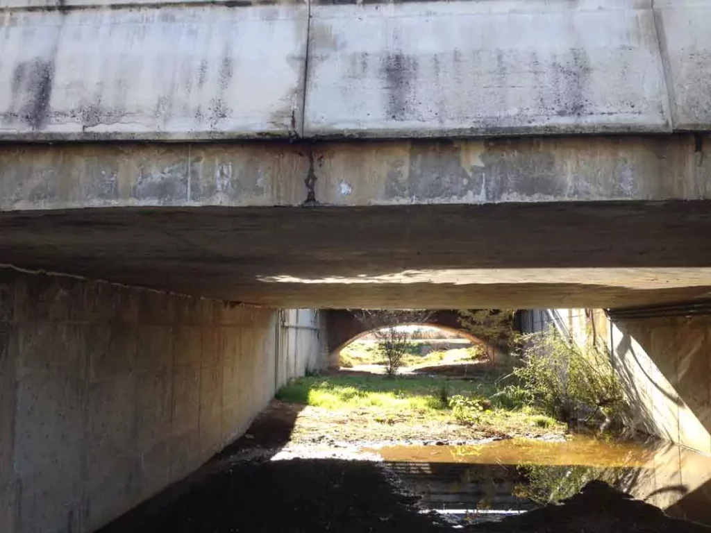 ترمیم پل بتنی با تزریق و ملات ترمیمی