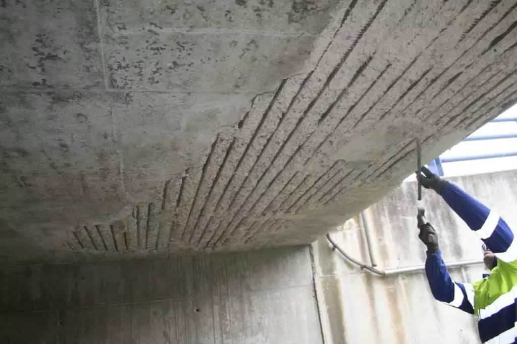 ترمیم پل بتنی با تزریق و ملات ترمیمی