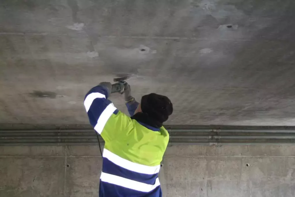 ترمیم پل بتنی با تزریق و ملات ترمیمی