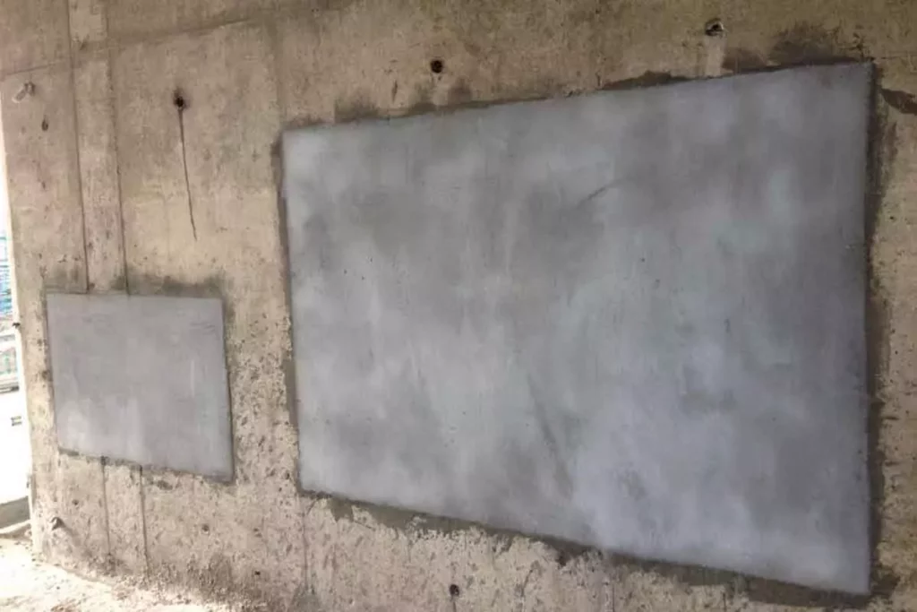 shear-wall-repair-with-visible-rebar-using-repair-mortar-AFZIR-CO1-1