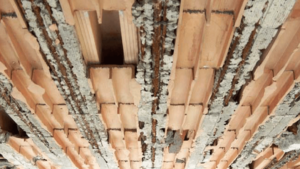 مقاوم سازی سقف تیرچه بلوک با میلگرد دارای خوردگی