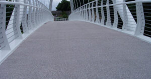 کفپوش اپوکسی پل عابر پیاده