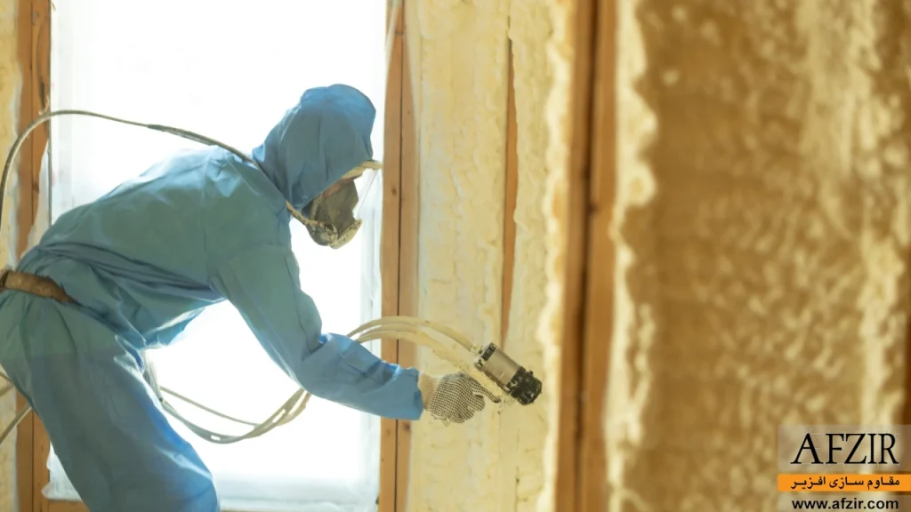 فوم پاششی پلی یورتان یا اسپری فوم پلی اورتان؛ کاربرد و موارد مصرف