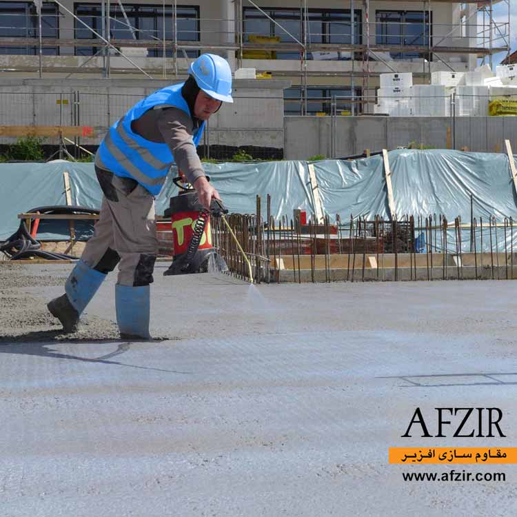 Concrete-Curing-Compound-AFZIR-Co.jpg عمل آورنده و نگهدارنده بتن