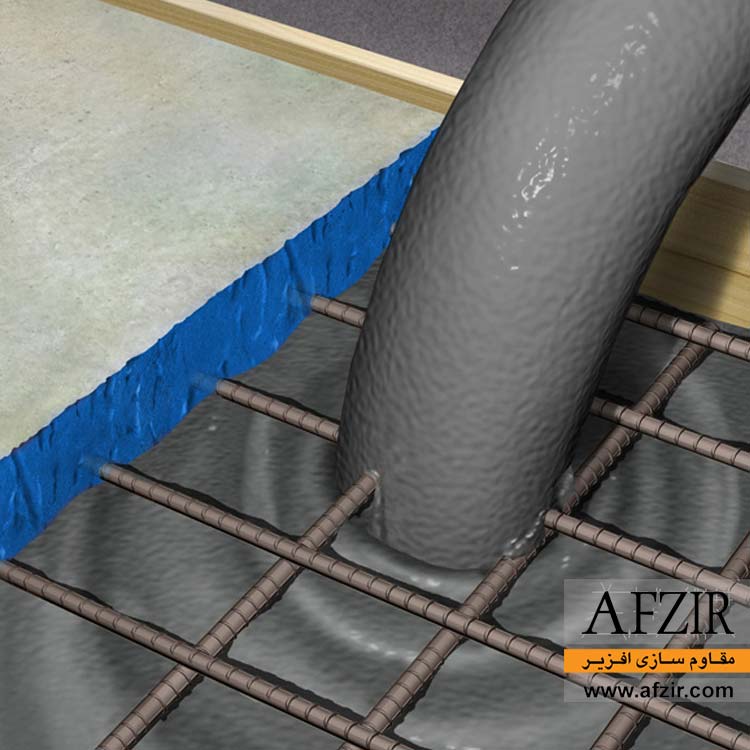 ترمیم کننده پایه پلیمری بتن با گرانروی پایین