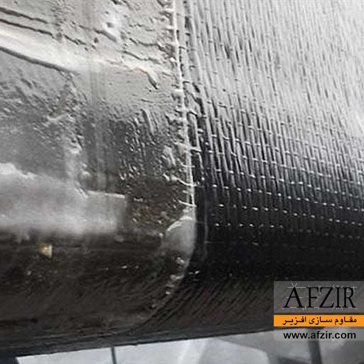 carbon-fabric-inistallation-using-epoxy-gel-AFZIR-Co.jpg ژل اپوکسی و چسب خمیری FRP