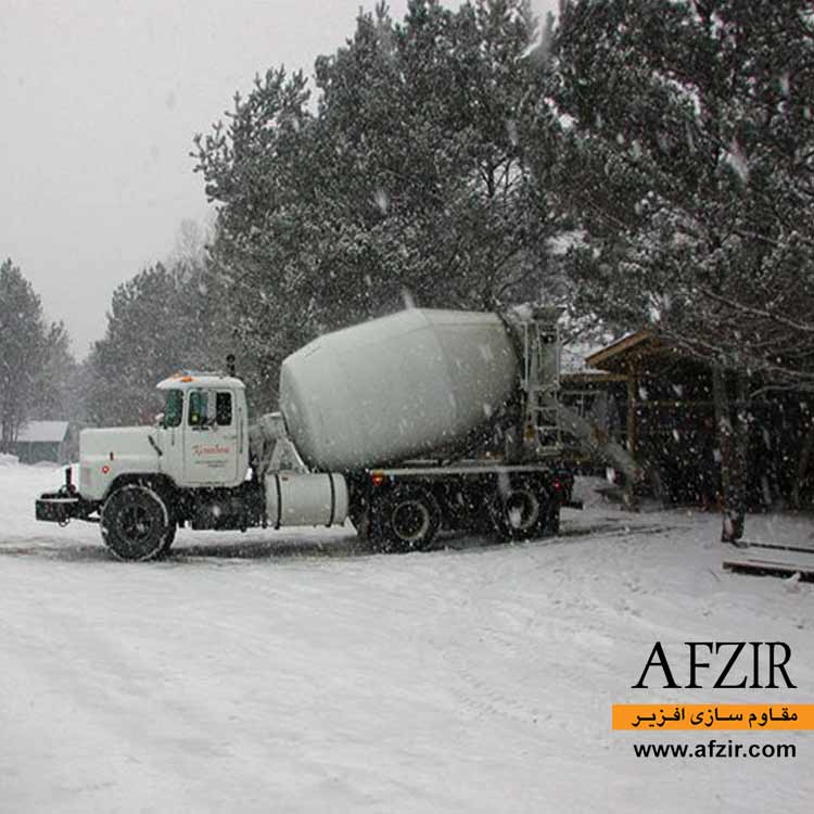 ضدیخ بتن مایع