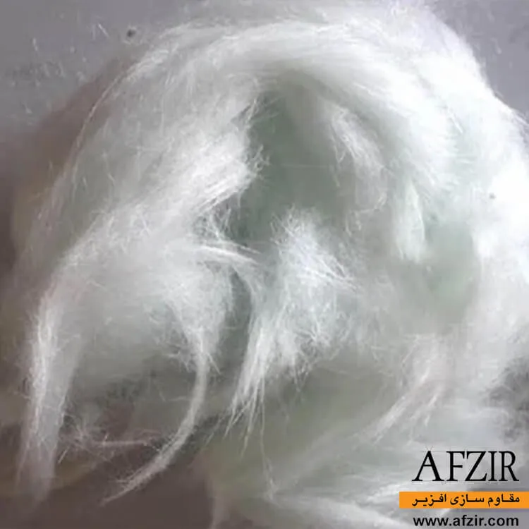 پشم شیشه سفید بدون رزین فله