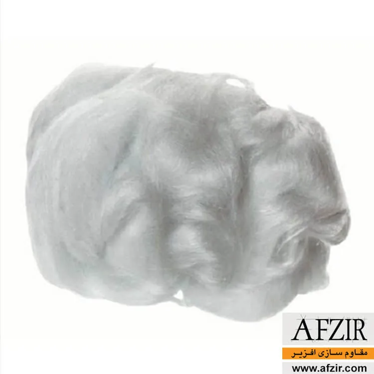پشم شیشه سفید بدون رزین فله