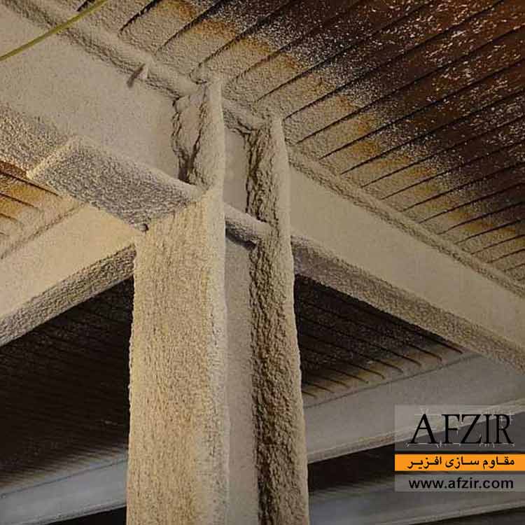 middle-density-Cementitious-fireproofing-Spraying-AFZIR-Co.jpg پوشش ضد حریق پایه معدنی MD