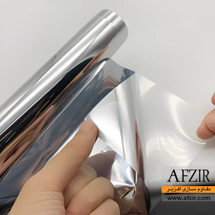 برچسب عایق حرارتی شیشه